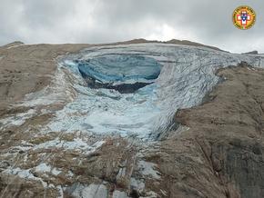 Площта на ледника Мармолада в Италианските Алпи е намаляла с почти 50 процента от началото на века