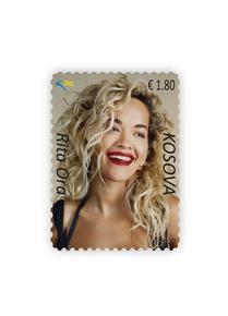 Косово пуска пощенска марка с лика на Рита Ора
