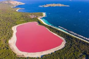 Най-ослепителните розови езера в света