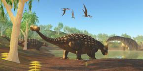„Бронираните“ динозаври били мудни и с лош слух