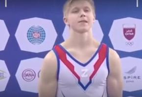 Руски гимнастик шокира с демонстрация на знак на войната в Украйна