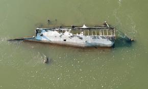 Критичното ниво на Дунав разкри кораби от Втората световна