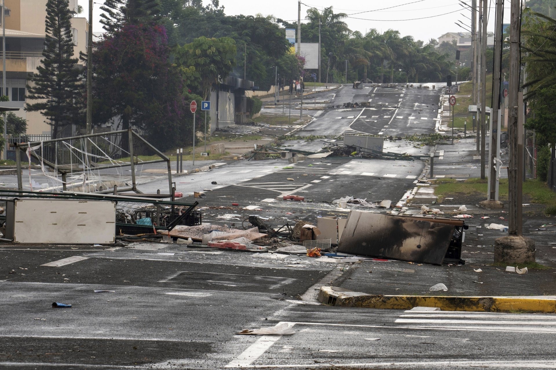 Последици от размириците в Нова Каледония. Снимка: БТА