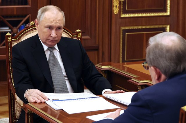 Снимка: Kremlin pool via AP