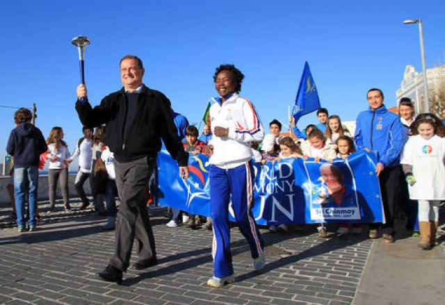 Началото в Португалия - 23.02.2012 г. Сн.: worldharmonyrun.org
