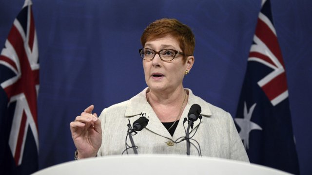 Марис Пейн, министър на външните работи на Австралия.© Associated Press