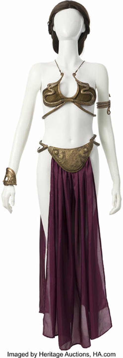 Le costume doré Star Wars de la princesse Leia vendu aux enchères pour 175 000 $