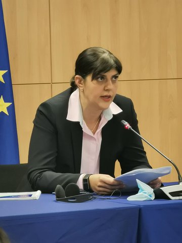 Лаура Кьовеши: Европейската прокуратура има бърз достъп до документацията на всичките 22 държави, които са част от прокуратурата.  Сн: "Булфото"
