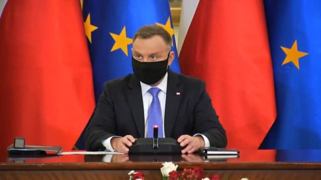 Полският президент Анджей Дуда. Сн. Ройтерс