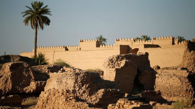 Общ изглед към останките от древния град Вавилон, който днес се намира на територията на Ирак. © Reuters