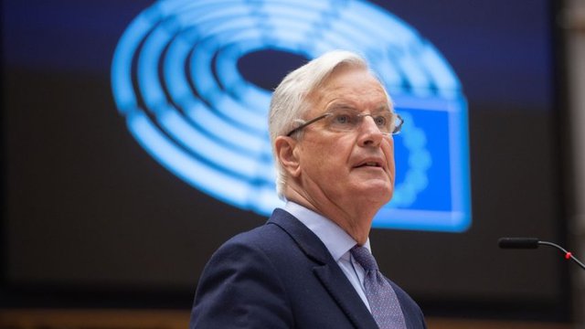 Главният преговарящ на Евросъюза за Брекзит Мишел Барние.Сн. European parliament (audiovisual service)
