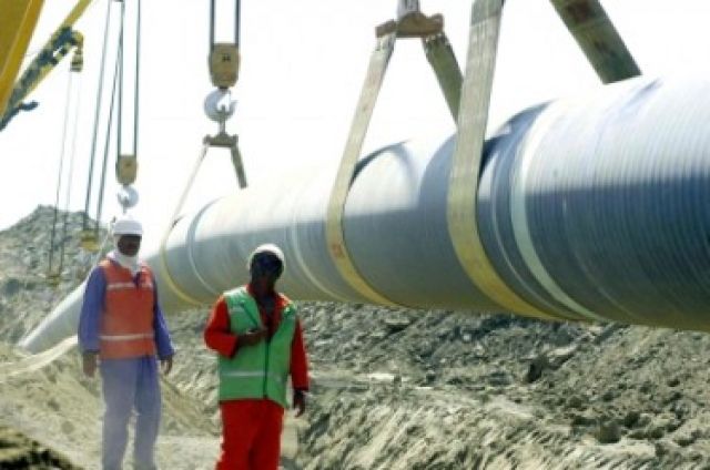 Строеж на газопровод в Азербайджан