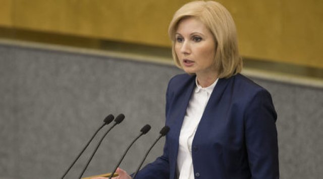 Депутатката Олга Баталина - една от вносителките на проектозакона.