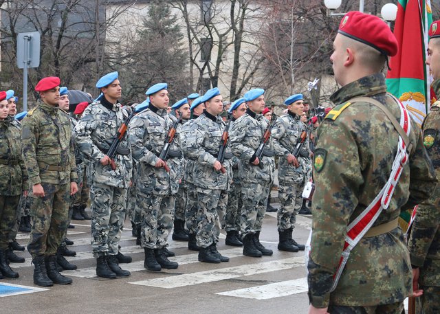 26 военнослужещи от новосформирания Доброволен резерв положиха клетва на 23 февруари в Шумен. Снимка7 архив