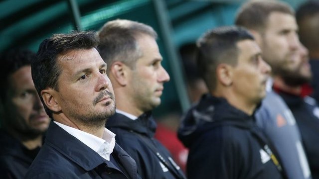 Милош Крушчич отказа да отговори на въпроси за бъдещето си в клуба  © LAP.BG