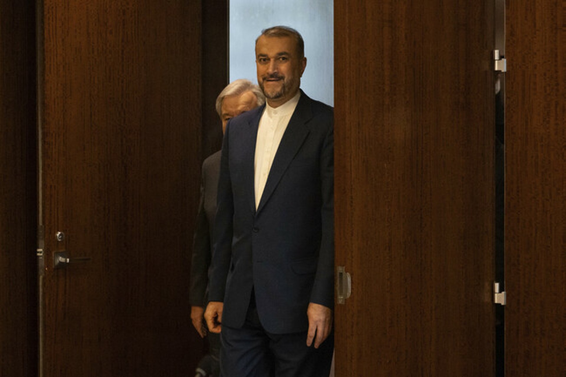 Иранският външен министър Хосейн Амир Абдолахиан. Снимка: АП/Yoki Iwamura