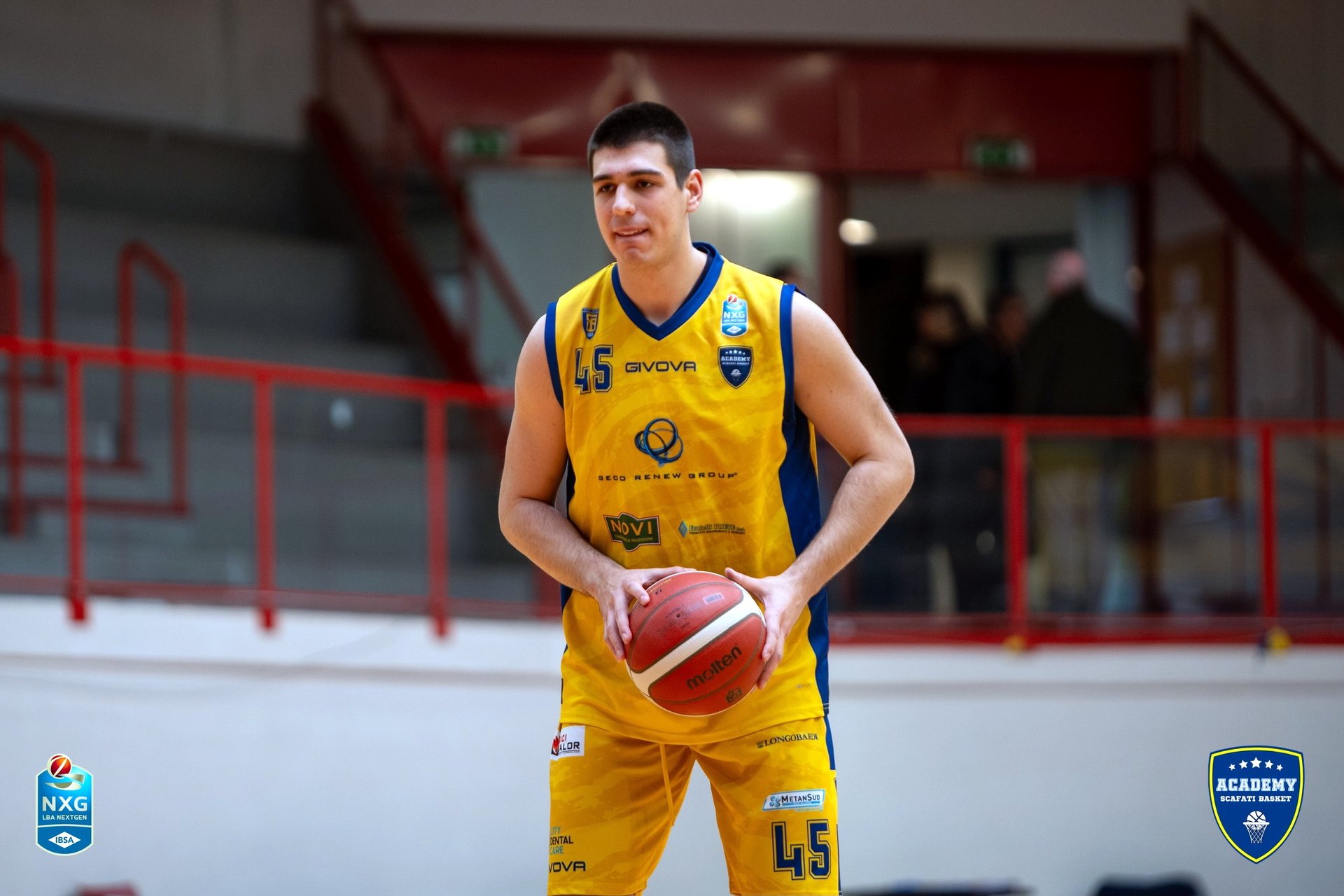 Димитър Стамов. Снимка: Academy Scafati Basket