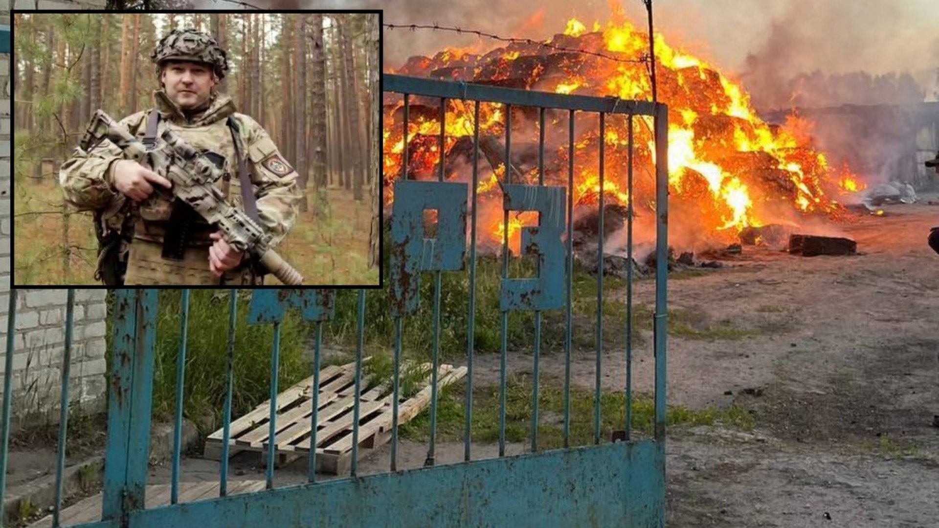 Снимки в колаж: губернаторът на Курска област чрез АР/БТА и портал "Герои страны"/ Dir.bg