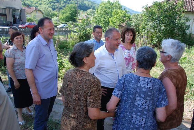 Сергей Станишев днес посети Белоградчик, но въпреки това БСП получи под 10% от гласовете