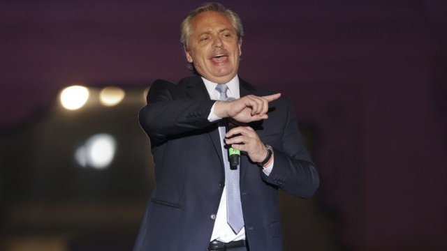 Аржентинският президент Алберто Фернандес. © Associated Press