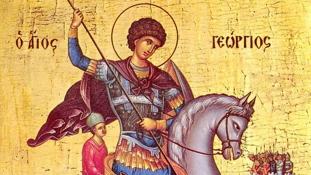 Гръцка икона на св. Георги. Снимката е от "Уикипедия" и се разпространява под лиценз Creative Commons Attribution-Share Alike 3.0