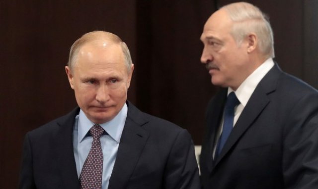 Владимир Путин и Александър Лукашенко