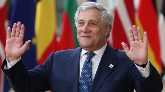 Досегашният председател на Европейския парламент Антонио Таяни
