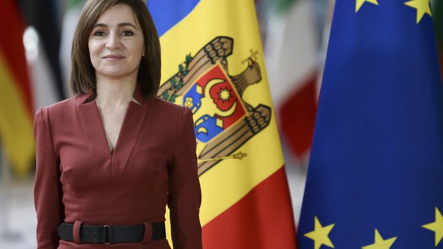Молдовският президент Мая Санду.