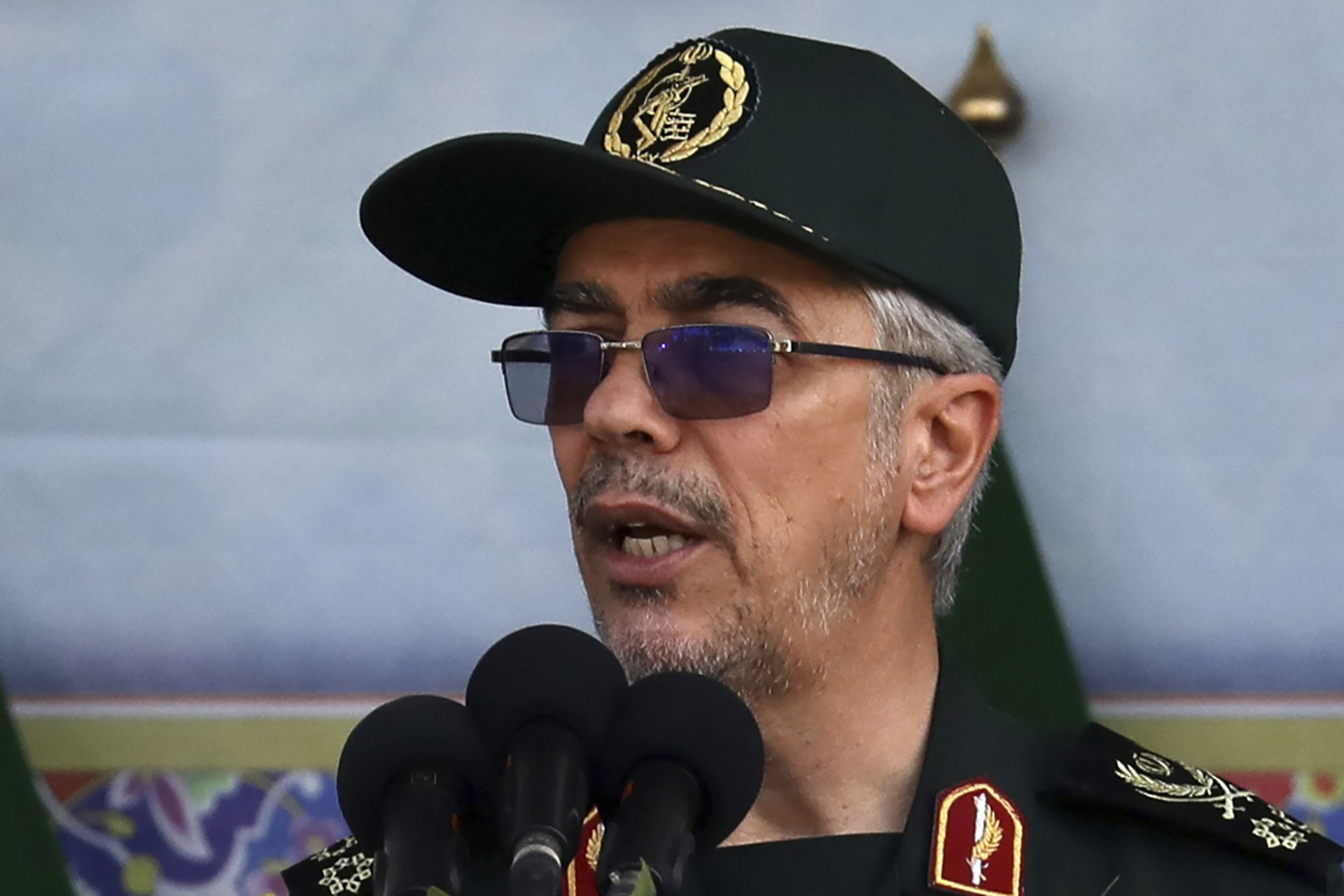 Началникът на генералния щаб на иранските въоръжени сили генерал Мохамед Багери  Снимка: AP/БТА