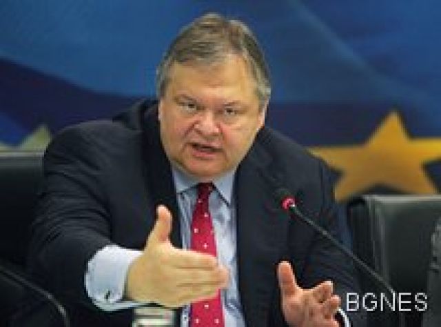 Гръцкият финансов министър Евангелос Венизелос