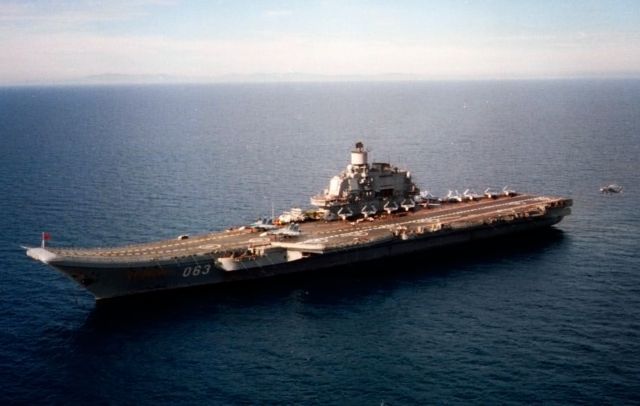Самолетоносачът "Адмирал Кузнецов"