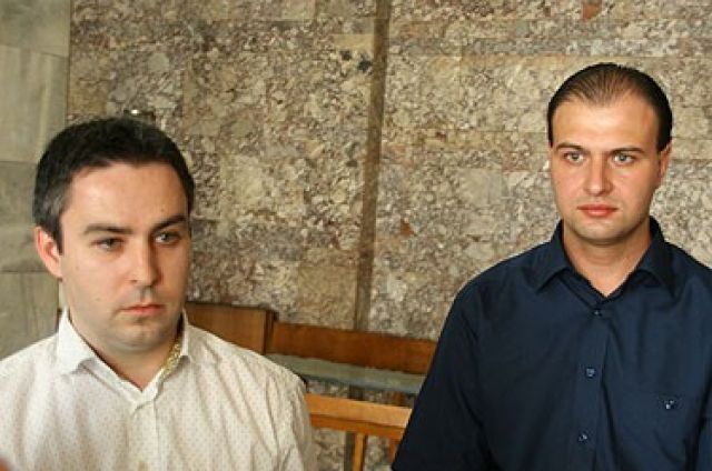 Георги Желязков (л) и Стоян Стоичков