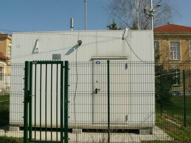 Автоматичната измервателна станция на въздуха в Шумен