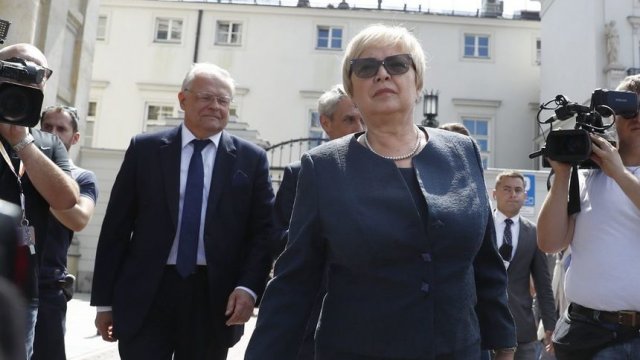 Председателят на Върховния съд Малгожата Герсдорф. Сн. Ройтерс