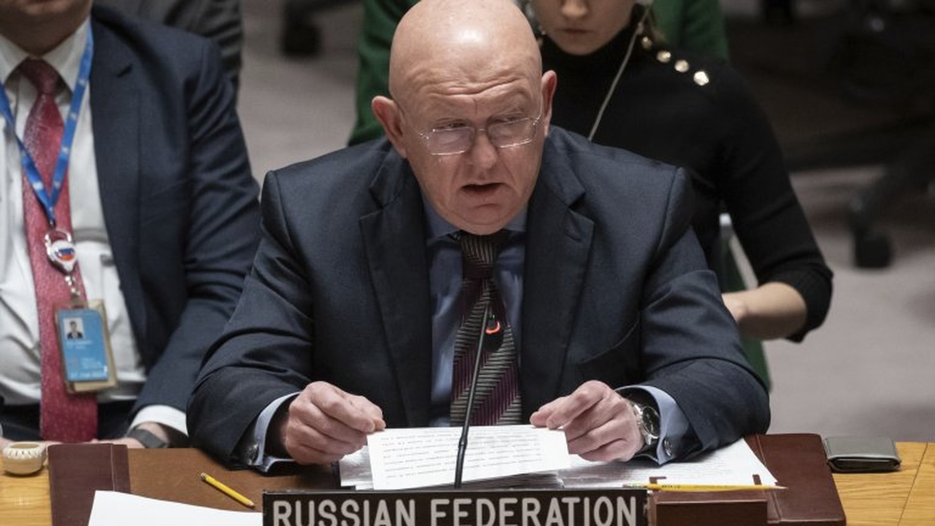 Представителят на Русия в ООН Василий Небензя