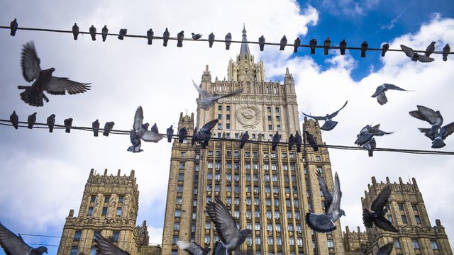 Сградата на външното министерство в Москва