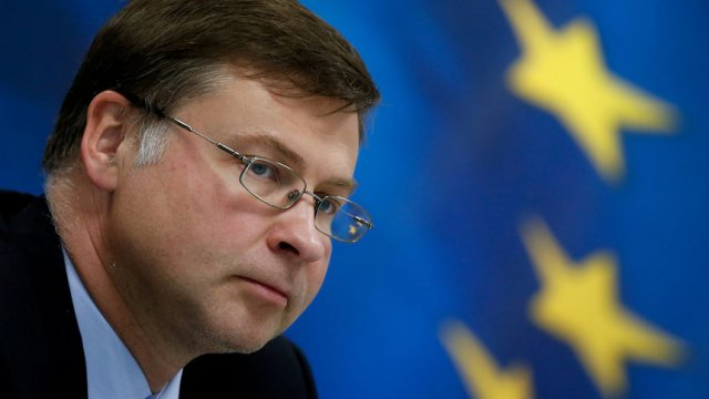Валдис Домбровскис, Снимка: Reuters