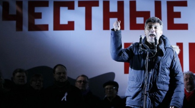 Борис Немцов на митинг през март 2012 г.Фотограф: Anton Golubev