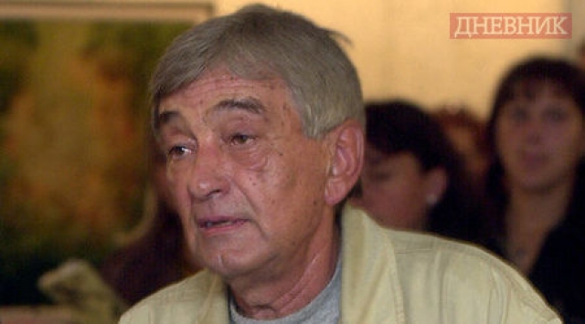 Атанас Свиленов на представяне на книга на Йордан Радичков през 2003 г.