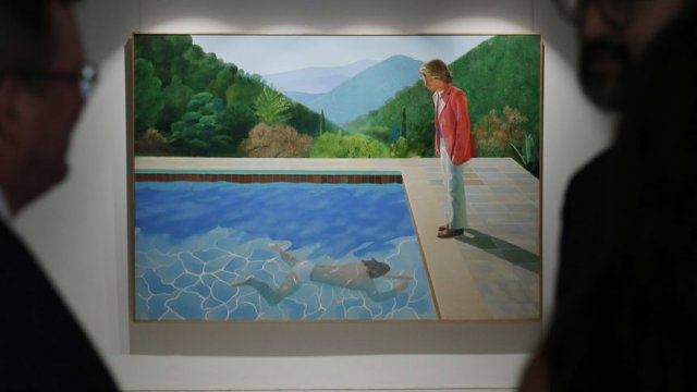 Картината на Дейвид Хокни, която постигна рекордната цена от над 90 млн. долара на търг в Ню Йорк