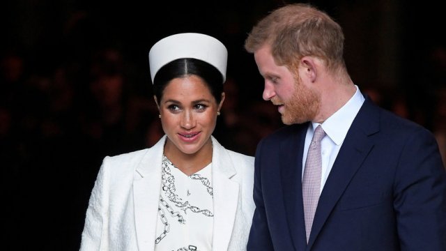 Меган Маркъл и принц Хари на 11 март 2019 г. © Reuters