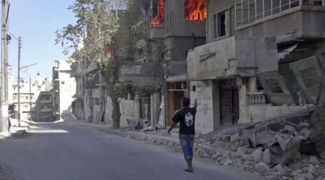 Скрийншот от видео от Алепо, разпространено от "Лекари без граници".