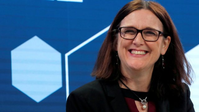 Еврокомисарят за търговията Сесилия Малмстрьом