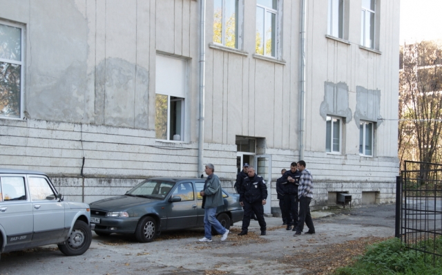 Полицаи извършиха оглед на местопроизшествието