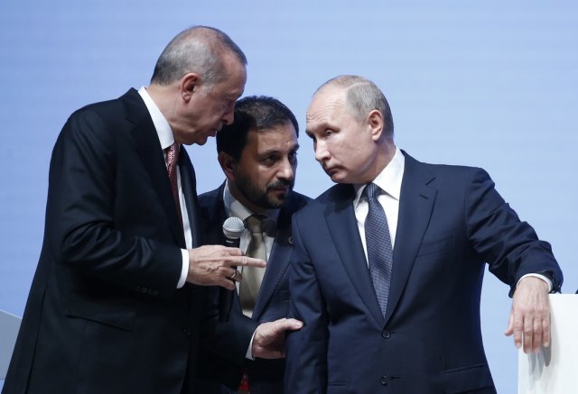 Ердоган и Путин. Снимка БТА