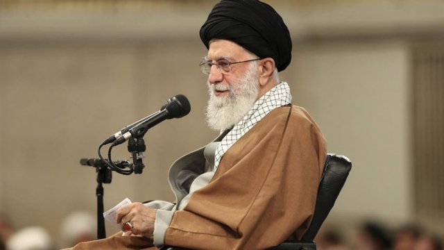 Върховният водач на Иран аятолах Али Хаменей. Сн. Associated Press