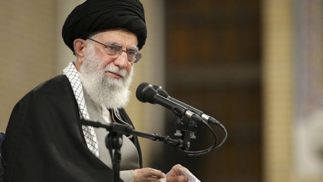 Върховният водач на Иран аятолах Али Хаменей. Сн. АП