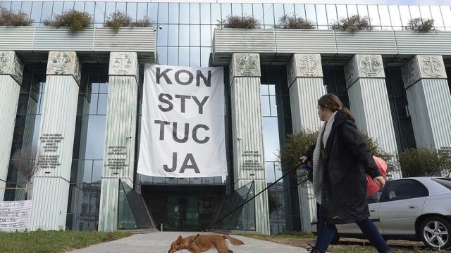Върховният съд във Варшава.© Associated Press