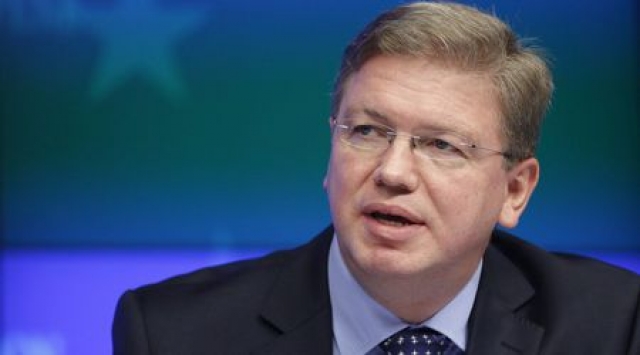 Еврокомисарят по разширяването Щефан Фюле