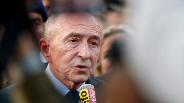 Жерар Колон, вътрешен министър на Франция.